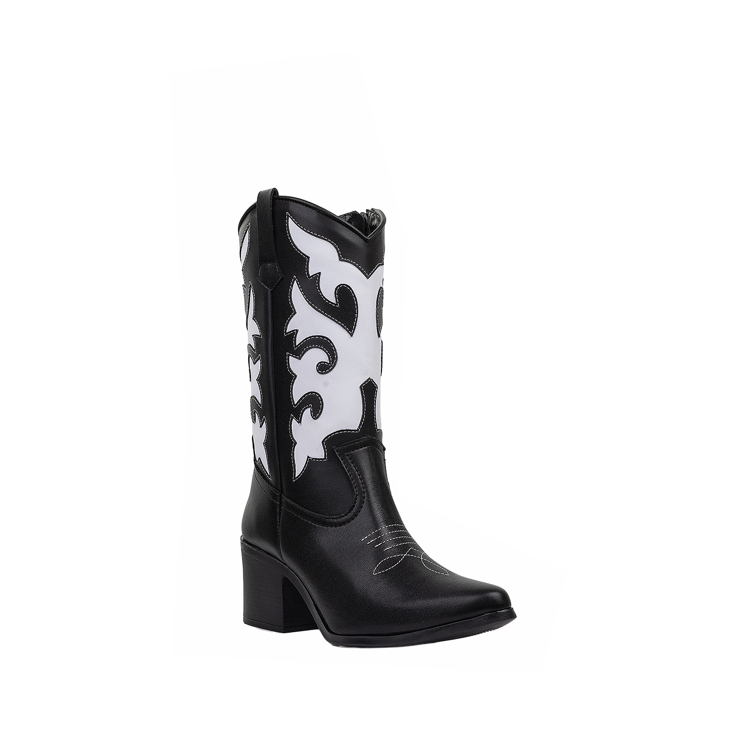 Bota Verona 27 Cabra- Negro/Blanco (Sintético)