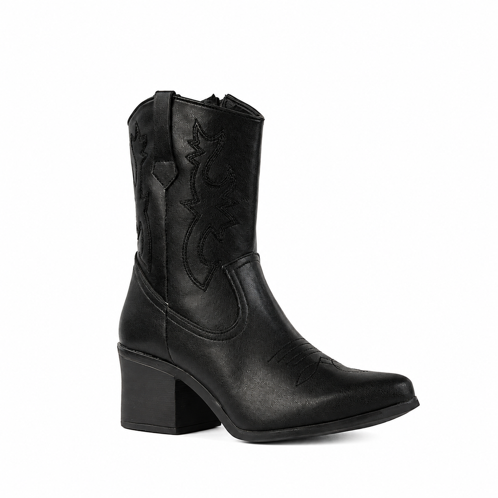 Botin Verona 20 Napa Negro Total Piel Genuina