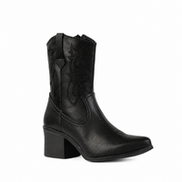 Botin Verona 20 Napa Negro Total Piel Genuina