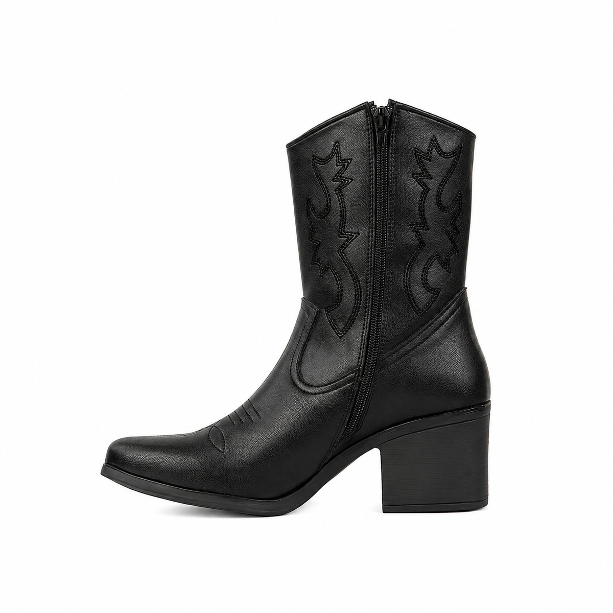 Botin Verona 20 Napa Negro Total Piel Genuina