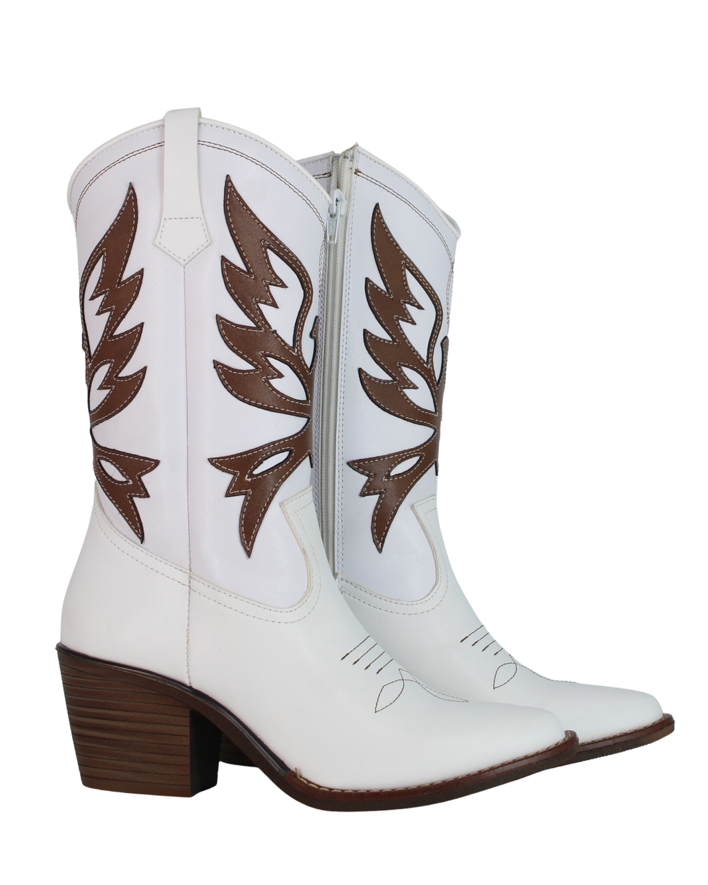 Bota Verona 30 CABRA BLANCO/NOVARA COGÑAC