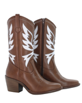 Bota Verona 30 COGÑAC NOVARA/CABRA BLANCO