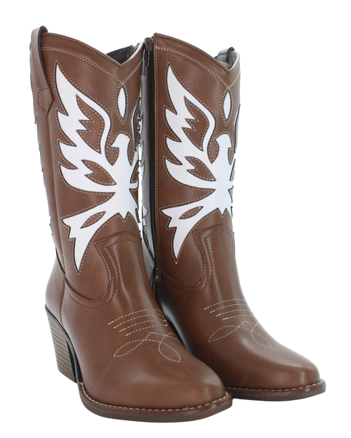 Bota Verona 30 COGÑAC NOVARA/CABRA BLANCO